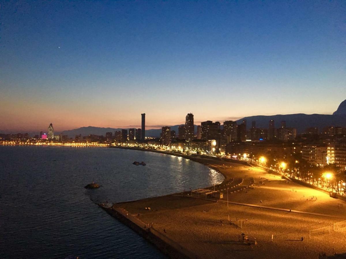 Penthouse 1Ere Ligne De Mer Avec Magnifique Vue Бенидорм Экстерьер фото